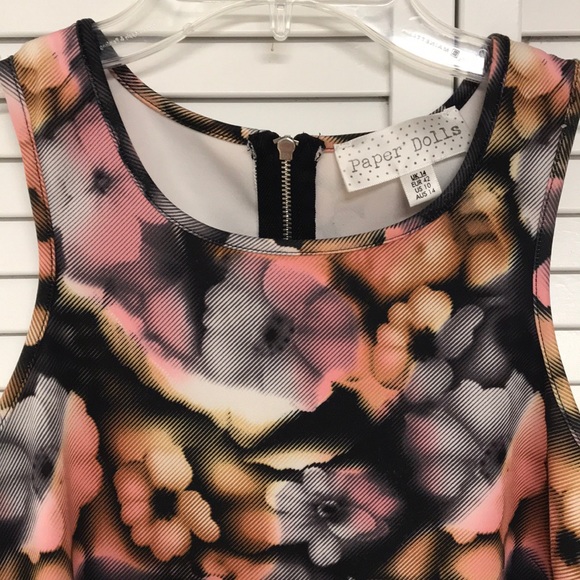 Paper Dolls size 10 floral dress - Picture 2 of 4